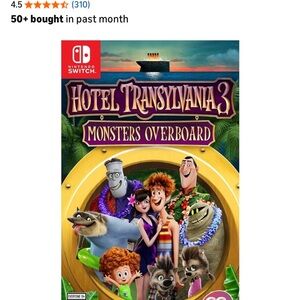 Nintendo Switch Hotel Transylvania 3 Game - Colorful Adventure